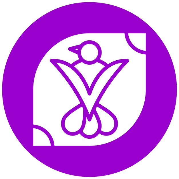 Diseño vectorial Estilo de icono Creative Phoenix