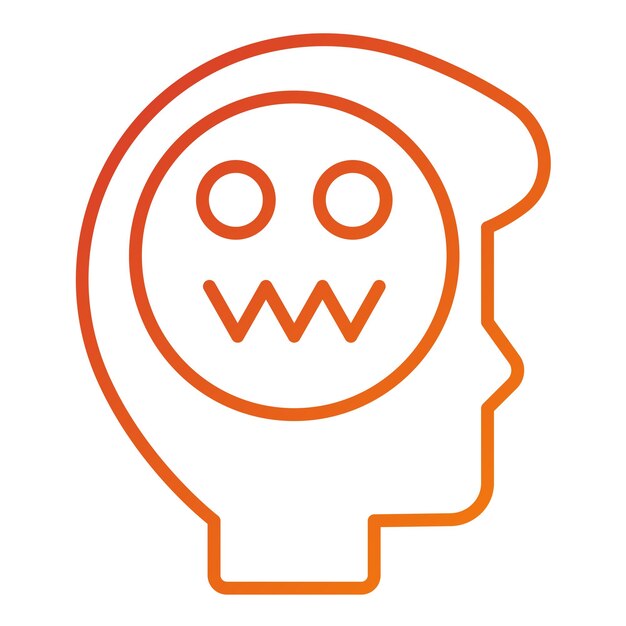 Diseño vectorial Estilo de icono Cringe