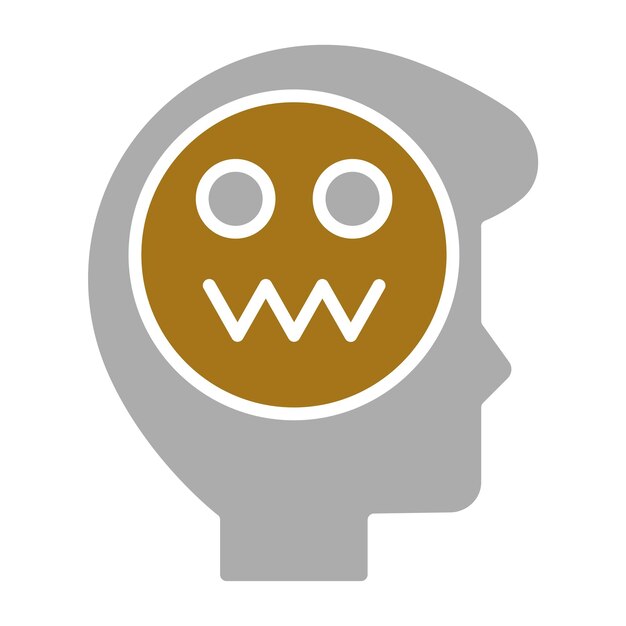 Diseño vectorial Estilo de icono Cringe