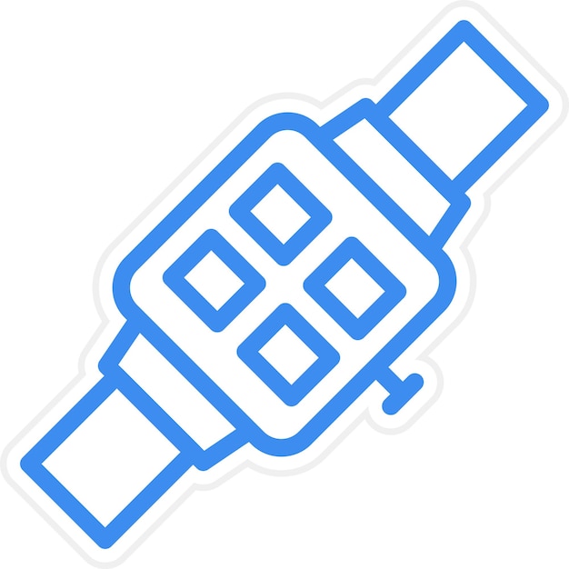 Diseño vectorial Estilo del icono del cronómetro