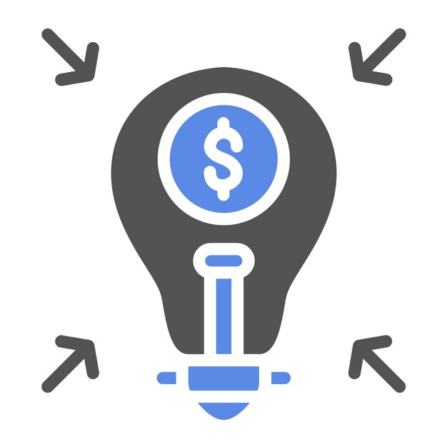 Diseño vectorial Estilo de icono de crowdfunding