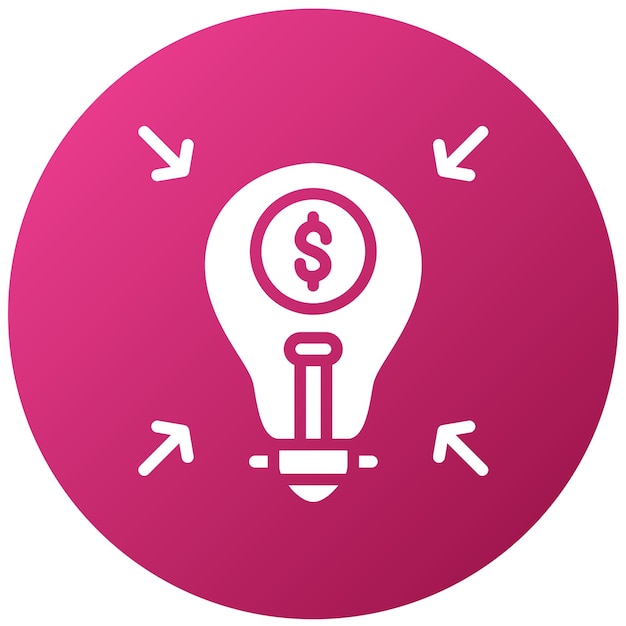Diseño vectorial Estilo de icono de crowdfunding