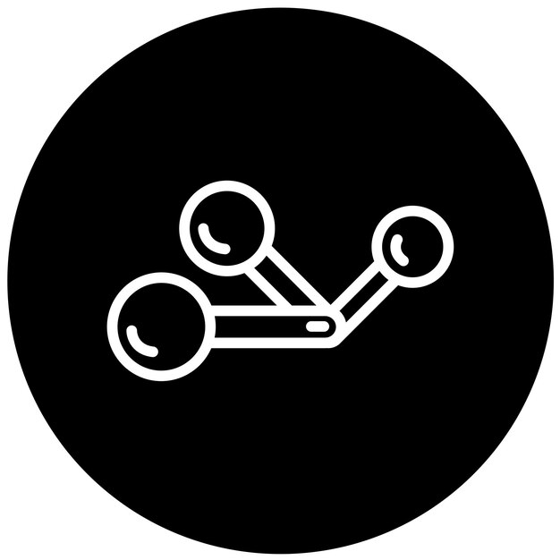 Diseño vectorial Estilo del icono de la cuchara de medición