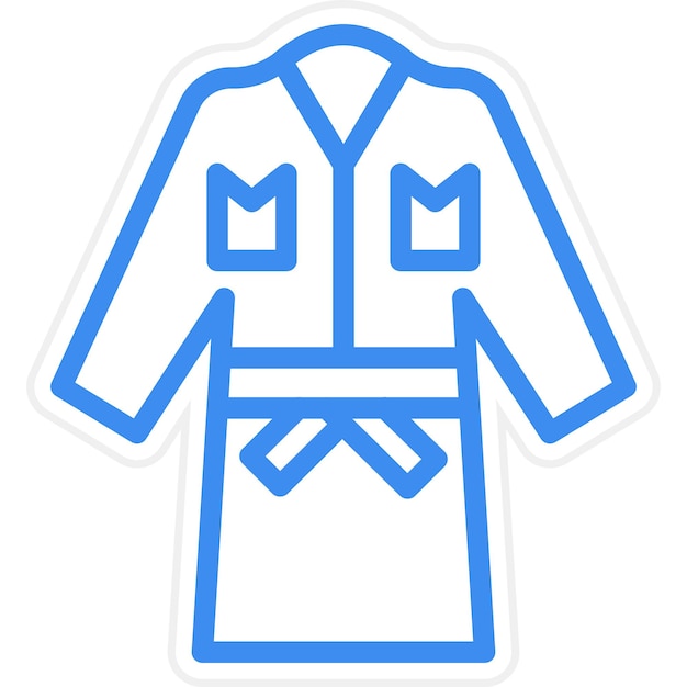 Diseño vectorial Estilo del icono de la cuerda de baño