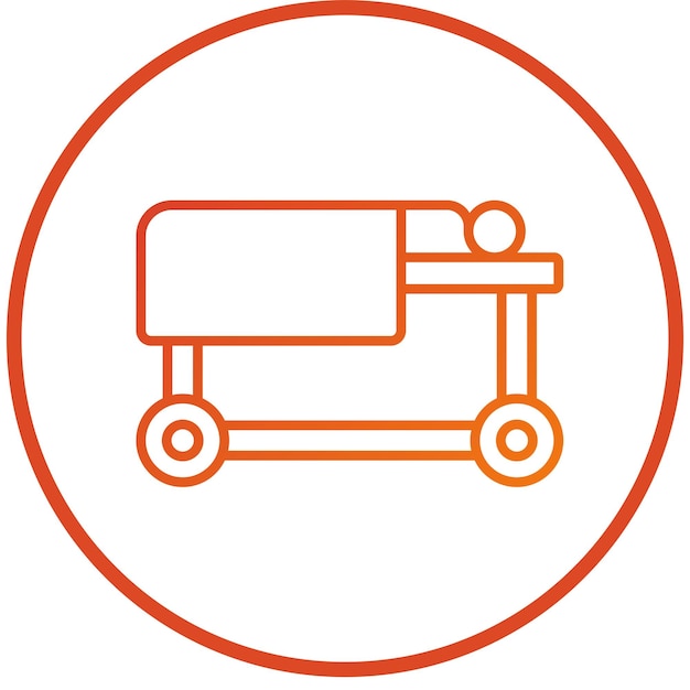 Diseño vectorial Estilo del icono del cuerpo muerto