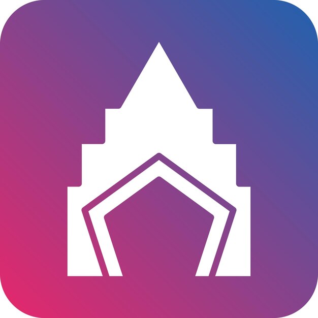 Diseño vectorial del estilo del icono de la cueva