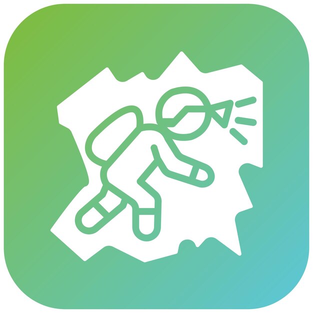 Diseño vectorial Estilo del icono de la cueva