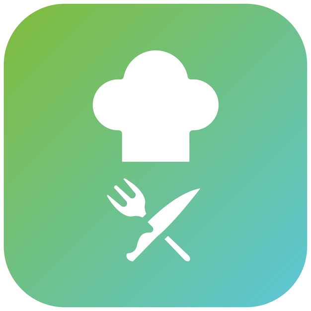 Diseño vectorial de estilo de icono de cuidado culinario