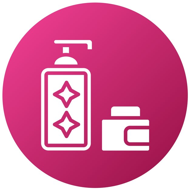 Diseño vectorial de estilo de icono para el cuidado de la piel