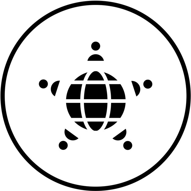 Diseño vectorial Estilo del icono de la cultura