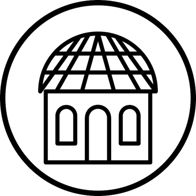 Diseño vectorial Estilo del icono de la cúpula