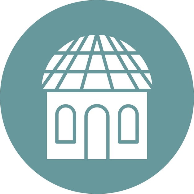 Diseño vectorial Estilo del icono de la cúpula