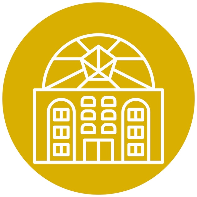 Diseño vectorial Estilo del icono de la cúpula