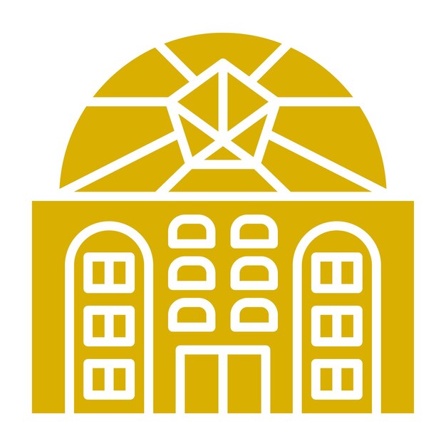 Diseño vectorial Estilo del icono de la cúpula