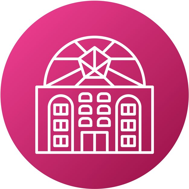Diseño vectorial Estilo del icono de la cúpula