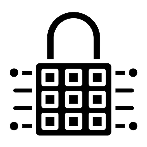 Diseño vectorial del estilo del icono de CyberMatrix