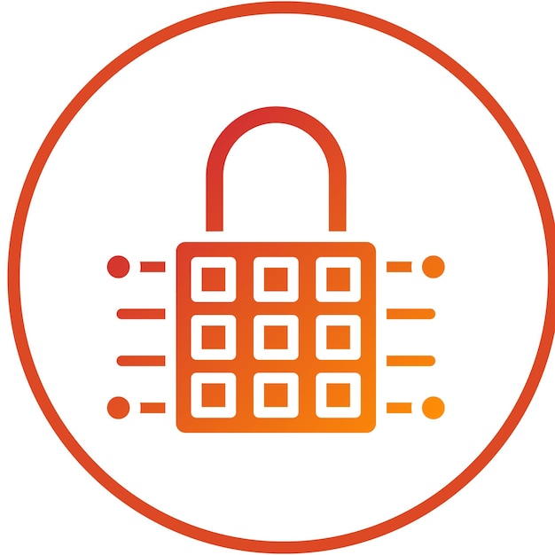 Diseño vectorial del estilo del icono de CyberMatrix