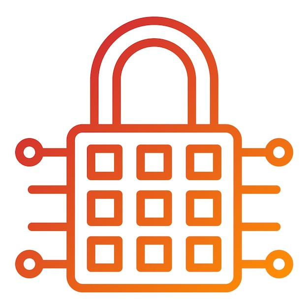Diseño vectorial del estilo del icono de CyberMatrix