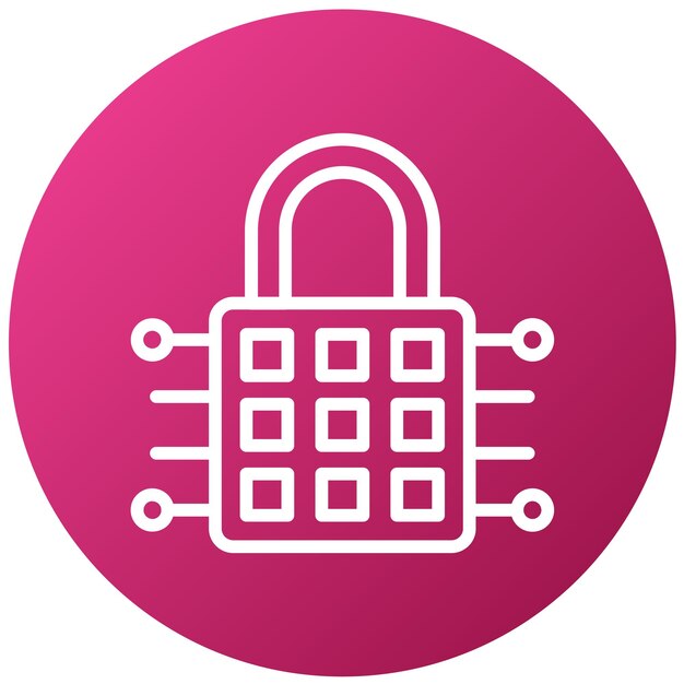 Diseño vectorial del estilo del icono de CyberMatrix