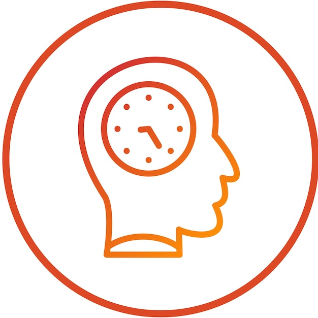 Diseño vectorial Estilo de icono de dedicación de bienestar