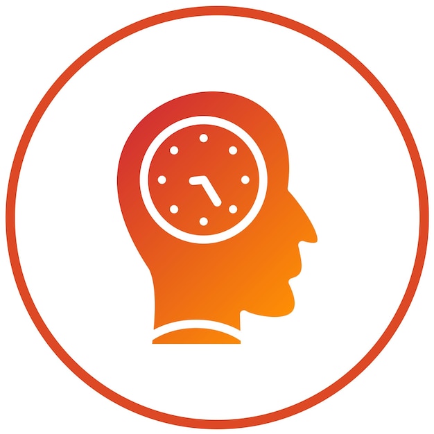 Diseño vectorial Estilo de icono de dedicación de bienestar