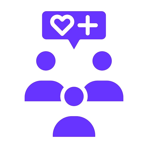 Diseño vectorial de estilo de icono de defensor de la salud