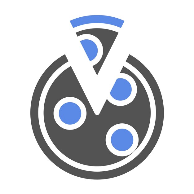 Diseño vectorial estilo de icono de delicias culinarias