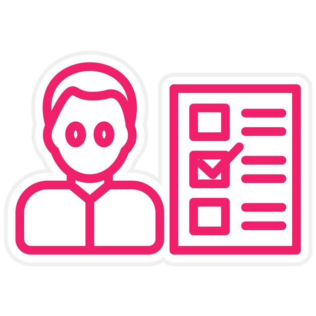 Diseño vectorial Estilo del icono de demanda