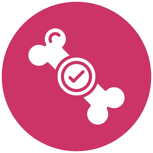 Diseño vectorial Estilo del icono de densidad ósea