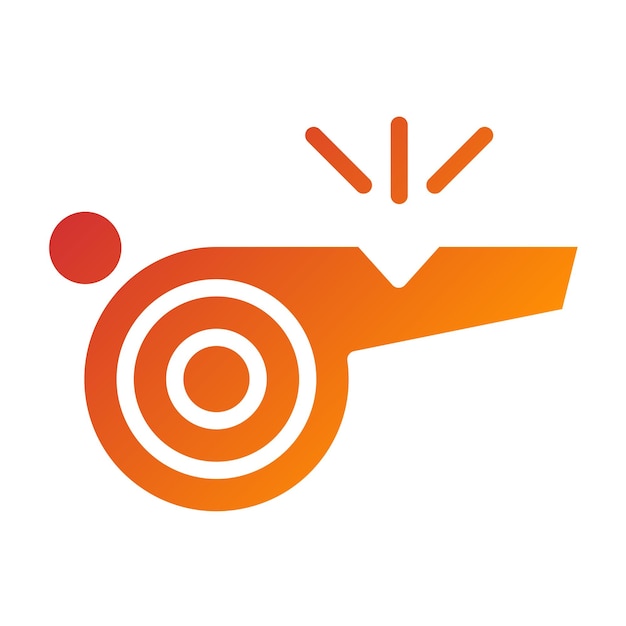 Diseño vectorial Estilo del icono del denunciante