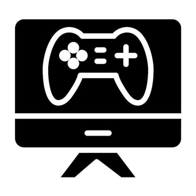 Diseño vectorial Estilo de icono de deportes electrónicos