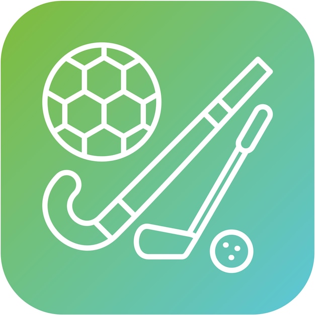 Diseño vectorial Estilo de icono deportivo