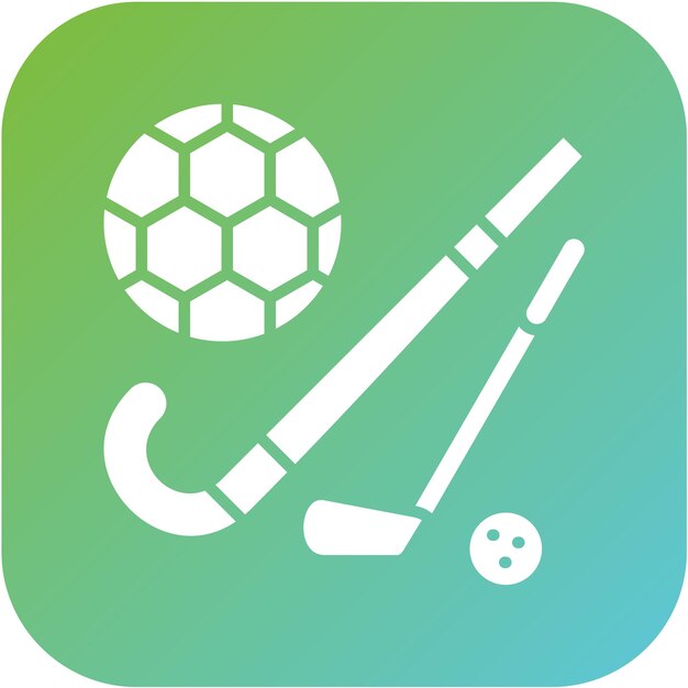 Diseño vectorial Estilo de icono deportivo