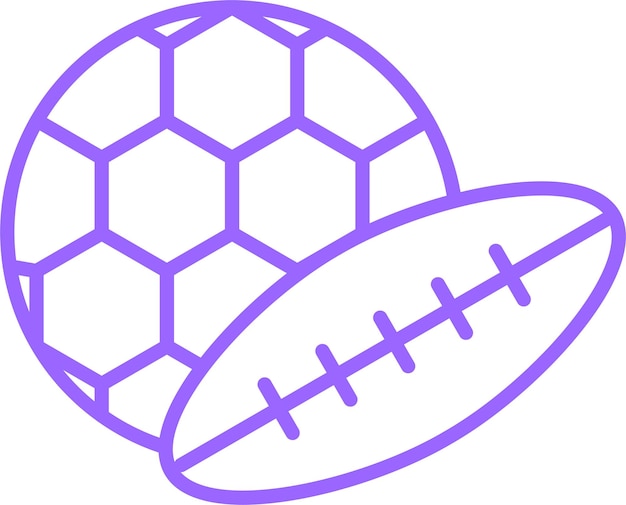 Diseño vectorial Estilo de icono deportivo