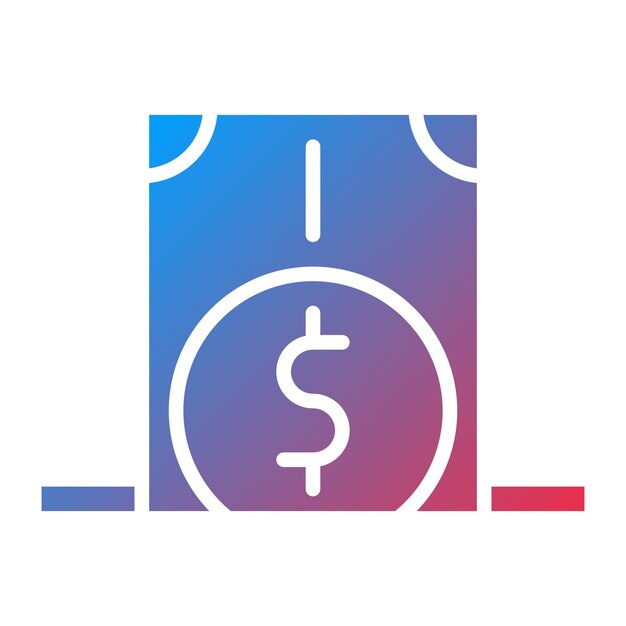 Diseño vectorial Estilo del icono de depósito