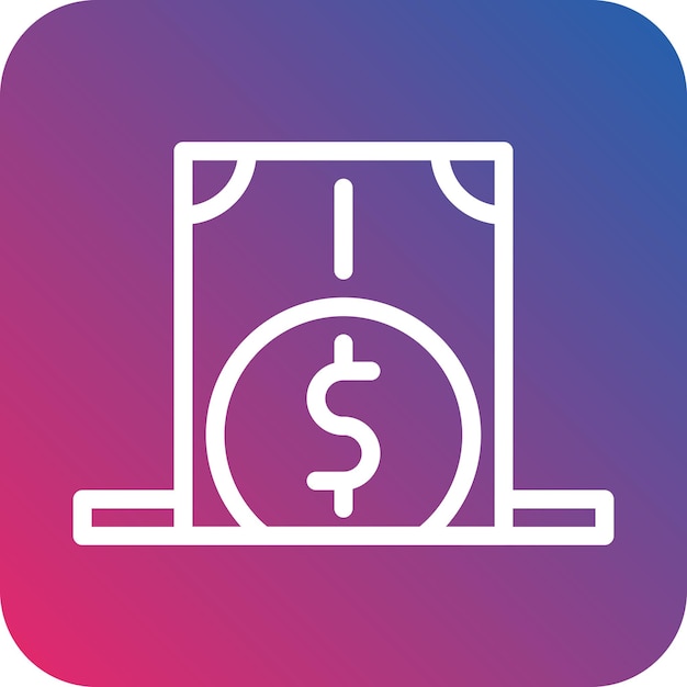 Diseño vectorial Estilo del icono de depósito