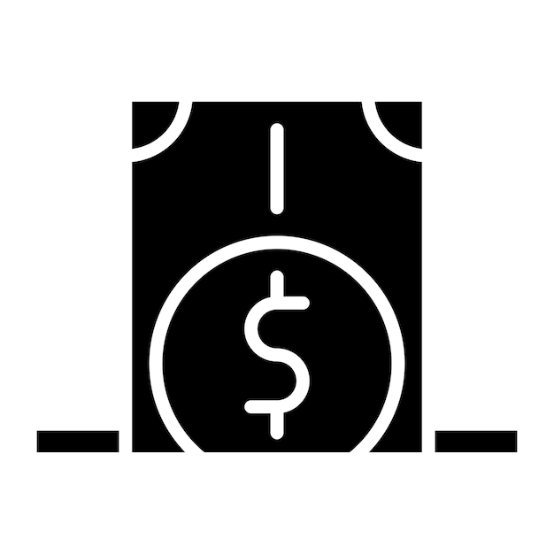 Diseño vectorial Estilo del icono de depósito