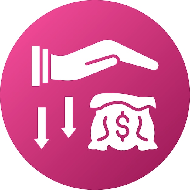Diseño vectorial Estilo del icono de depósito