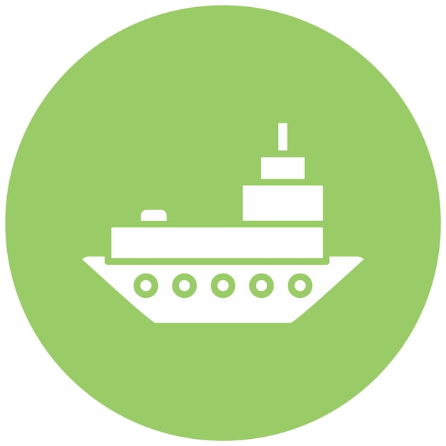 Diseño vectorial Estilo del icono del derrame de petróleo en el océano
