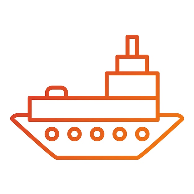 Diseño vectorial Estilo del icono del derrame de petróleo en el océano