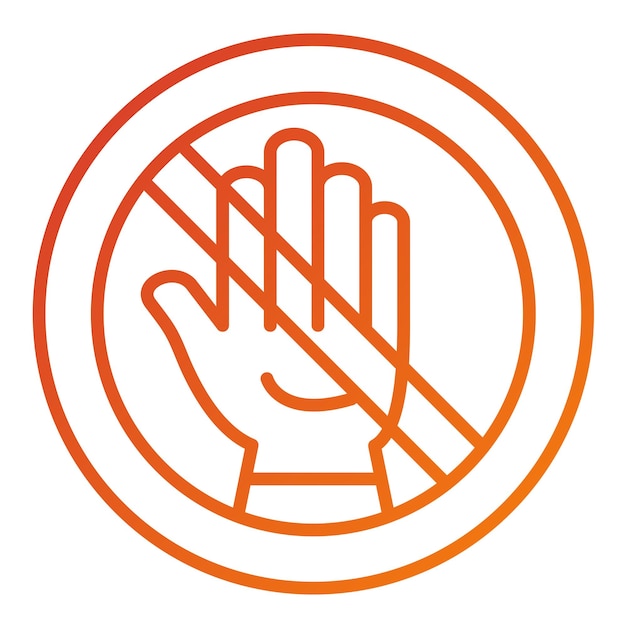 Diseño vectorial Estilo de icono desactivado