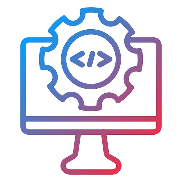 Diseño vectorial Estilo de icono de desarrollo de negocios