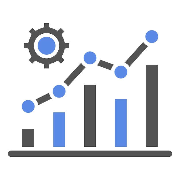Diseño vectorial Estilo de icono de desarrollo de negocios