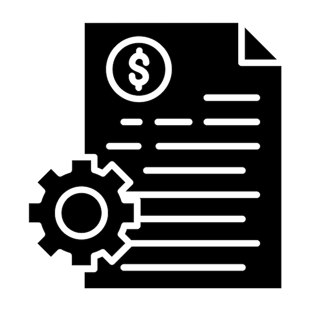 Diseño vectorial Estilo del icono de desarrollo de precios