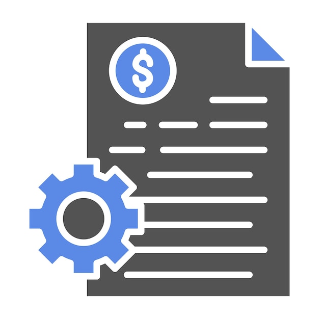 Diseño vectorial Estilo del icono de desarrollo de precios