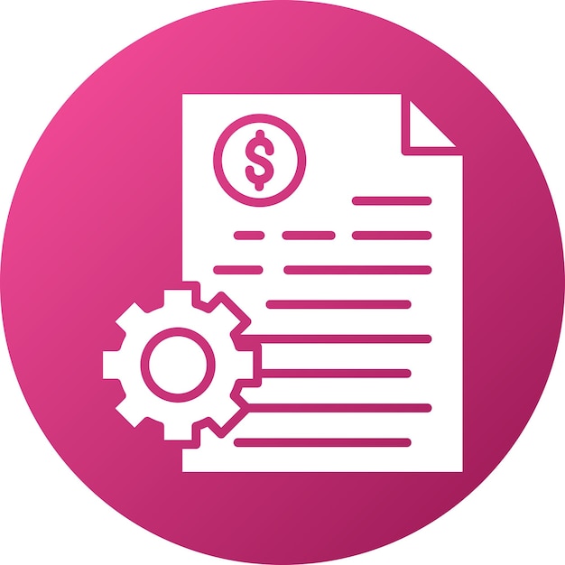 Diseño vectorial Estilo del icono de desarrollo de precios