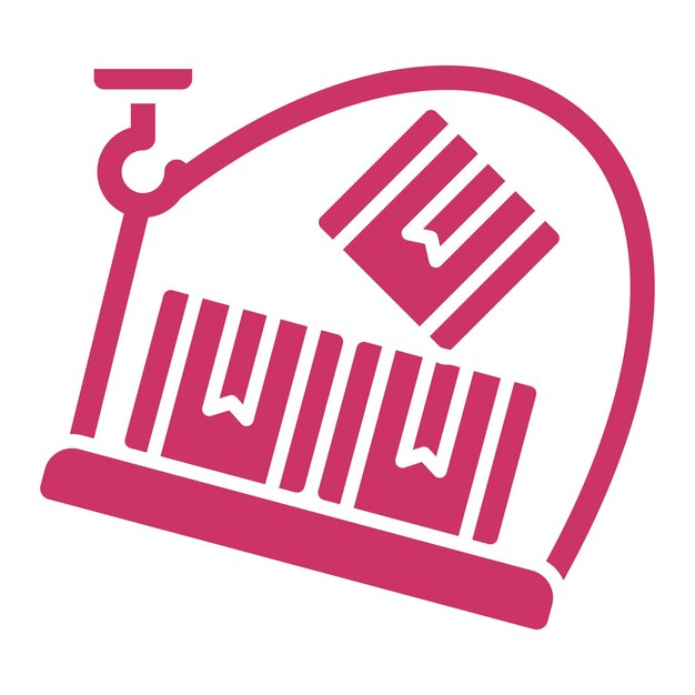 Diseño vectorial Estilo del icono de desbordamiento del envío