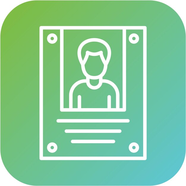 Diseño vectorial estilo de icono deseado