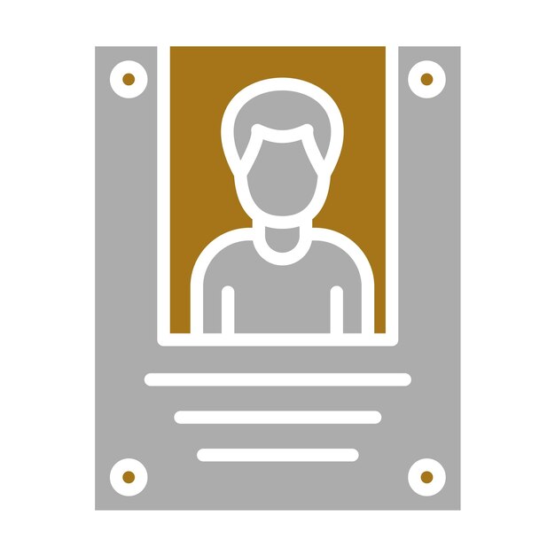Diseño vectorial estilo de icono deseado