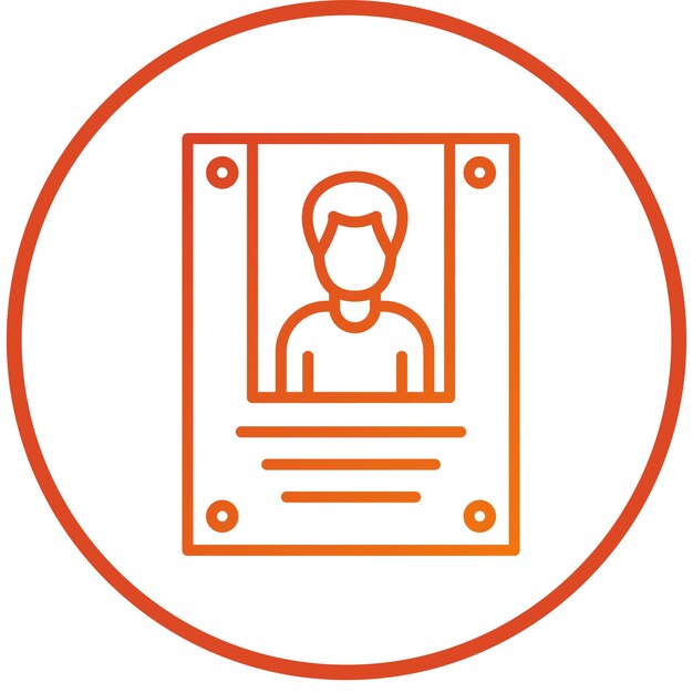 Diseño vectorial estilo de icono deseado